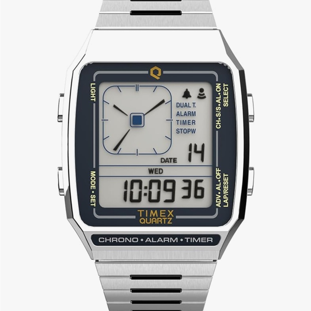 Timex Q Reissue LA Digital Watch w/ Box and New battery